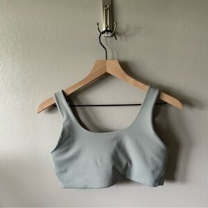 Sage Green Nike Alate Sports Bra